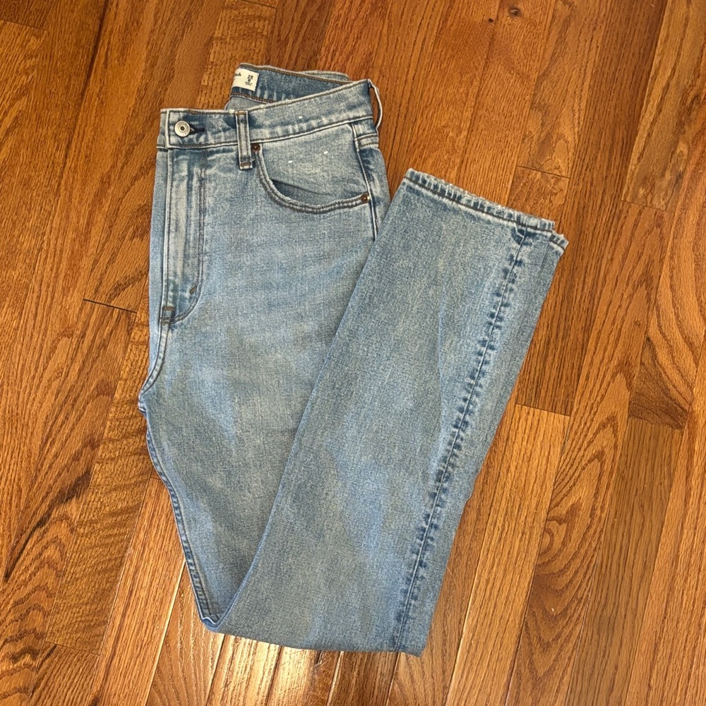 Abercrombie & Fitch Blue Straight Leg Jeans